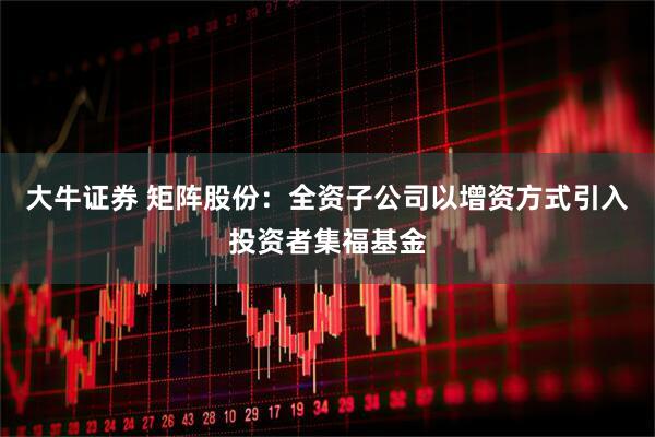大牛证券 矩阵股份：全资子公司以增资方式引入投资者集福基金