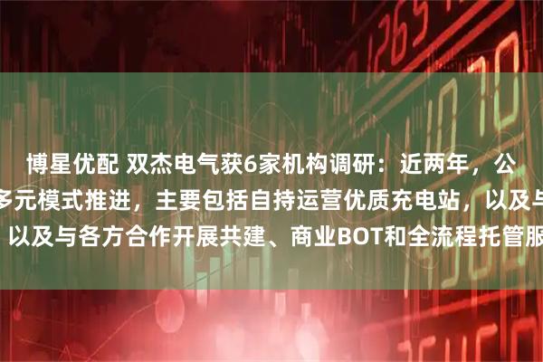 博星优配 双杰电气获6家机构调研：近两年，公司在重卡充电领域采用多元模式推进，主要包括自持运营优质充电站，以及与各方合作开展共建、商业BOT和全流程托管服务等（附调研问答）